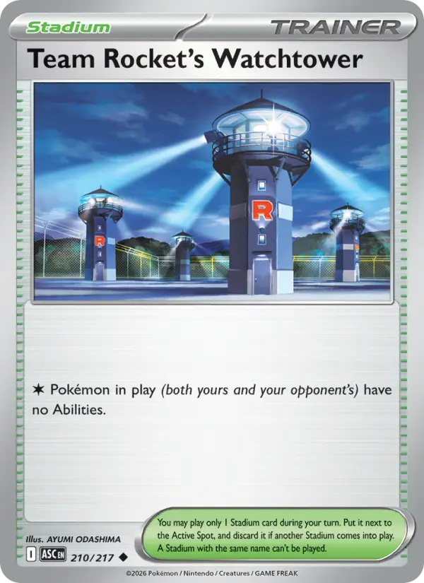 Team Rocket's Watchtower #210 — Ascended Heroes