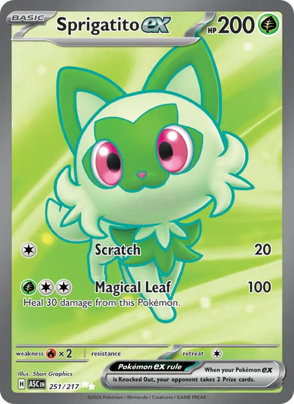 Sprigatito ex #251 — Ascended Heroes