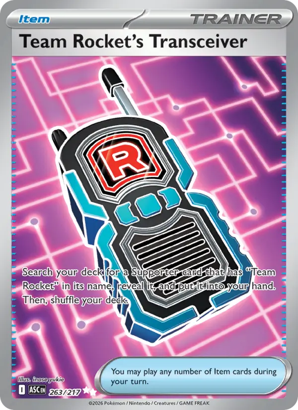 Team Rocket's Transceiver #263 — Ascended Heroes