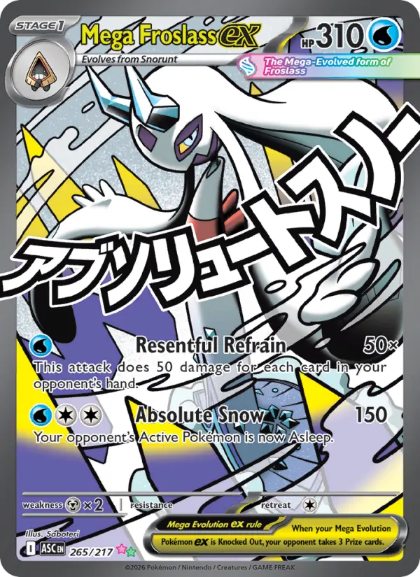 Mega Froslass ex #265 — Ascended Heroes