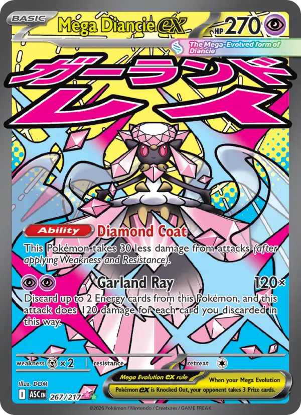 Mega Diancie ex #267 — Ascended Heroes