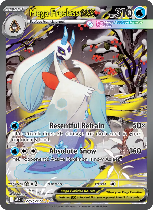 Mega Froslass ex #275 — Ascended Heroes