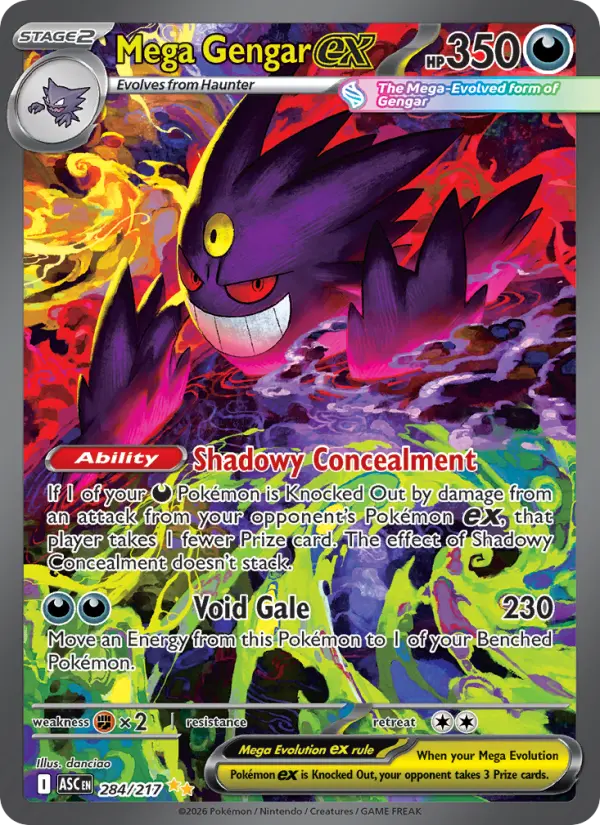 Mega Gengar ex #284 — Ascended Heroes
