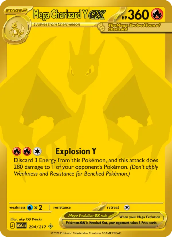 Mega Charizard Y ex #294 — Ascended Heroes