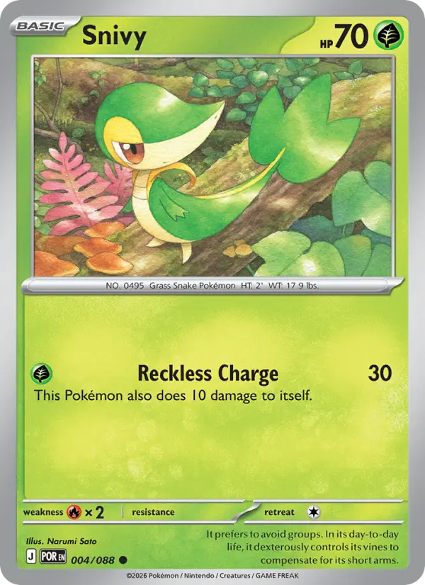 Snivy #004 — Perfect Order