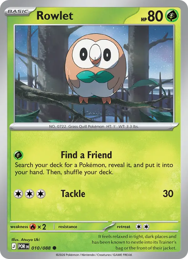 Rowlet #010 — Perfect Order