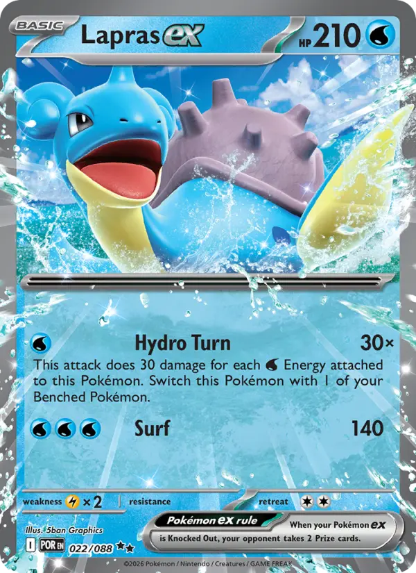 Lapras ex #022 — Perfect Order