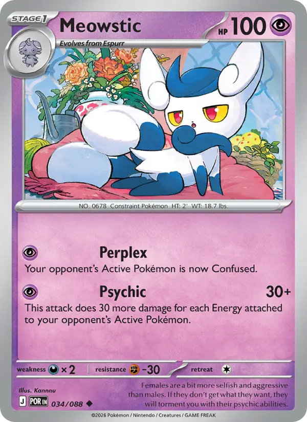 Meowstic #034 — Perfect Order