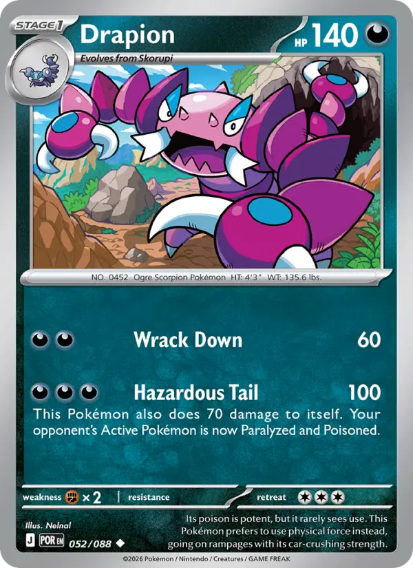 Drapion #052 — Perfect Order