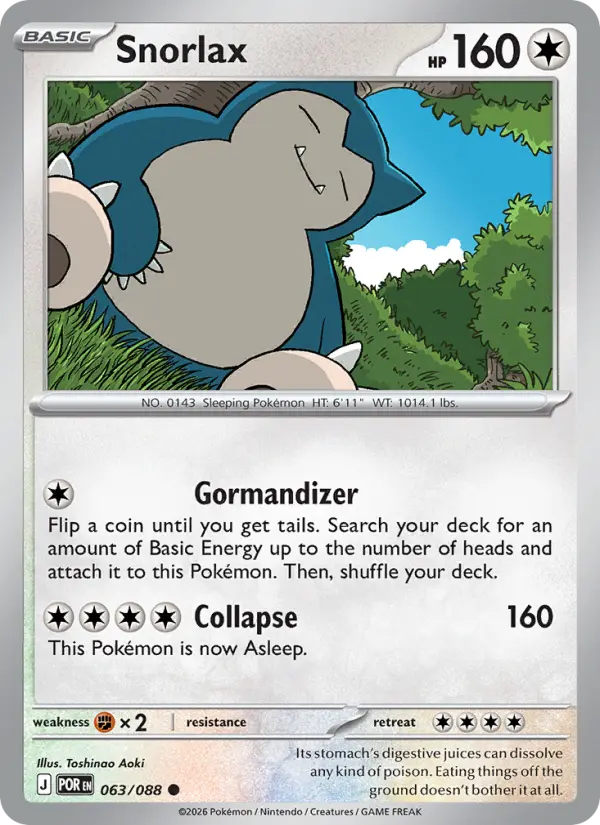 Snorlax #063 — Perfect Order
