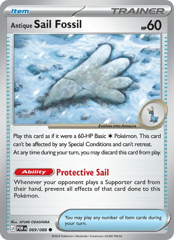 Antique Sail Fossil #069 — Perfect Order