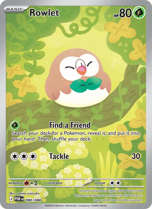 Rowlet #090 — Perfect Order