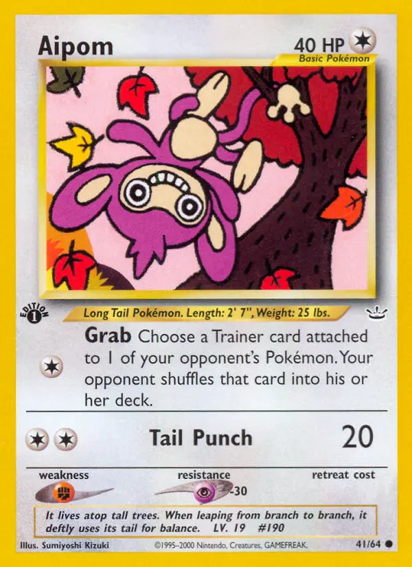 Aipom #41 — Neo Revelation