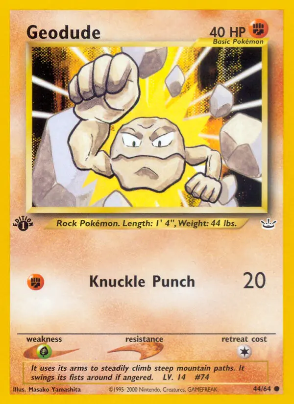 Geodude #44 — Neo Revelation