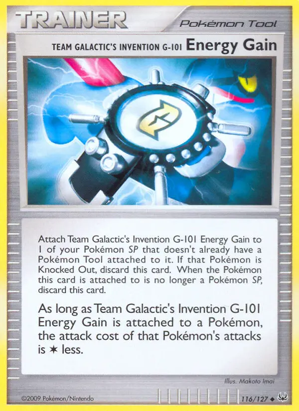 Team Galactic's Invention G-101 Energy Gain #116 — Platinum