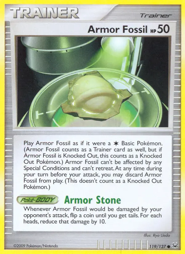 Armor Fossil #119 — Platinum