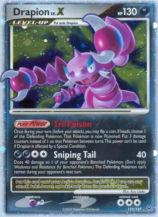 Drapion #123 — Platinum