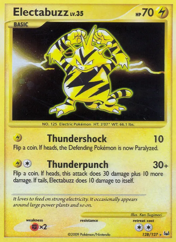 Electabuzz #128 — Platinum