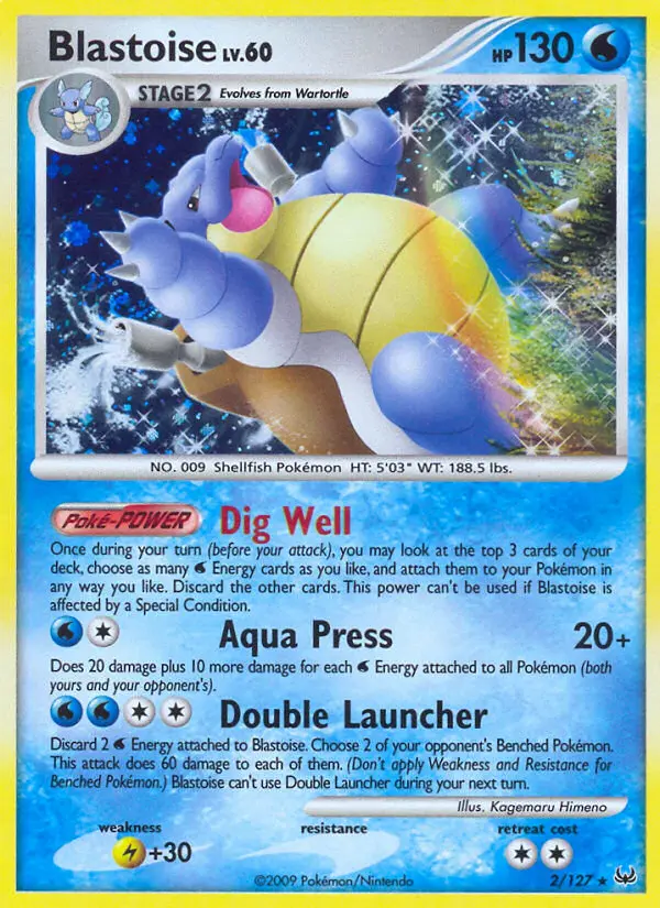 Blastoise #2 — Platinum