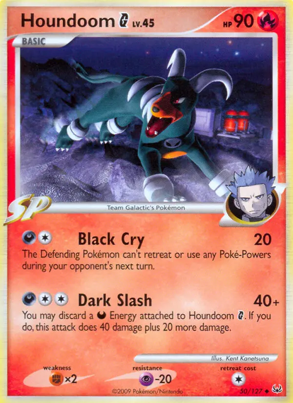 Houndoom G #50 — Platinum