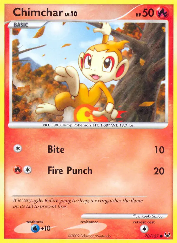Chimchar #70 — Platinum