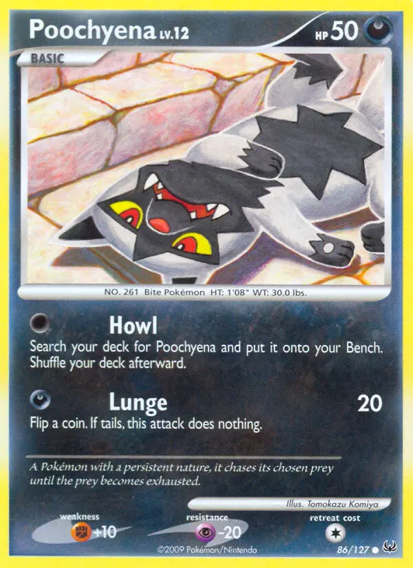 Poochyena #86 — Platinum