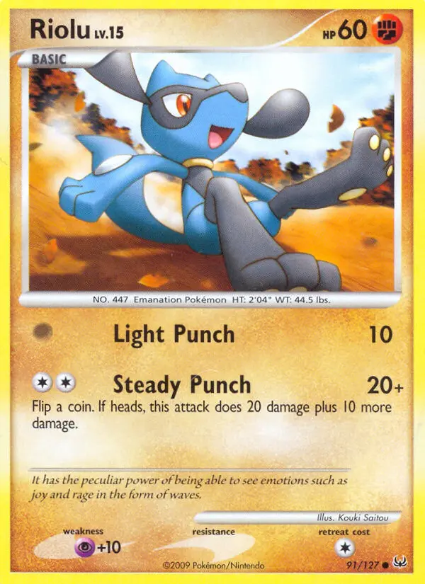 Riolu #91 — Platinum