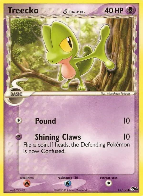 Treecko δ #15 — POP 4
