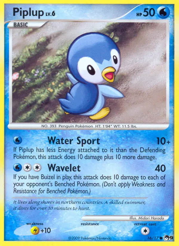 Piplup #16 — POP 9