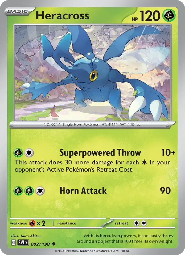 Heracross #002 — Scarlet & Violet