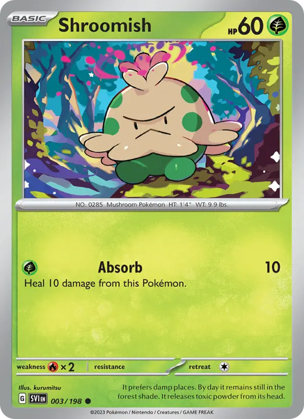 Shroomish #003 — Scarlet & Violet