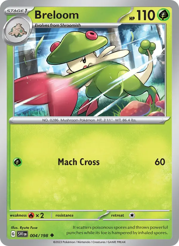 Breloom #004 — Scarlet & Violet