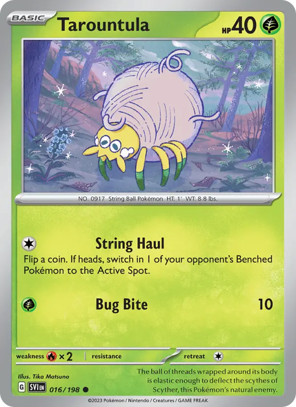Tarountula #016 — Scarlet & Violet