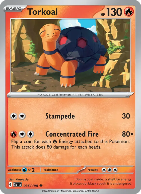 Torkoal #035 — Scarlet & Violet