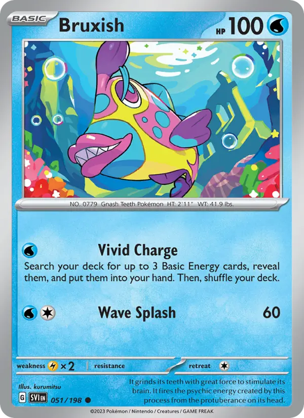 Bruxish #051 — Scarlet & Violet