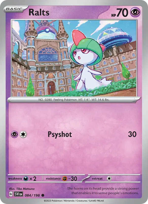 Ralts #084 — Scarlet & Violet
