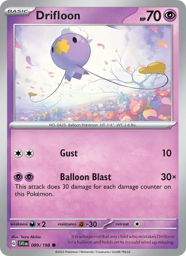 Drifloon #089 — Scarlet & Violet