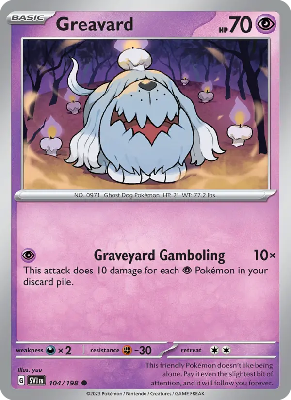 Greavard #104 — Scarlet & Violet