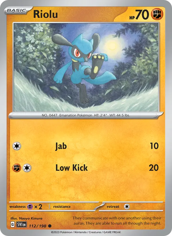 Riolu #112 — Scarlet & Violet