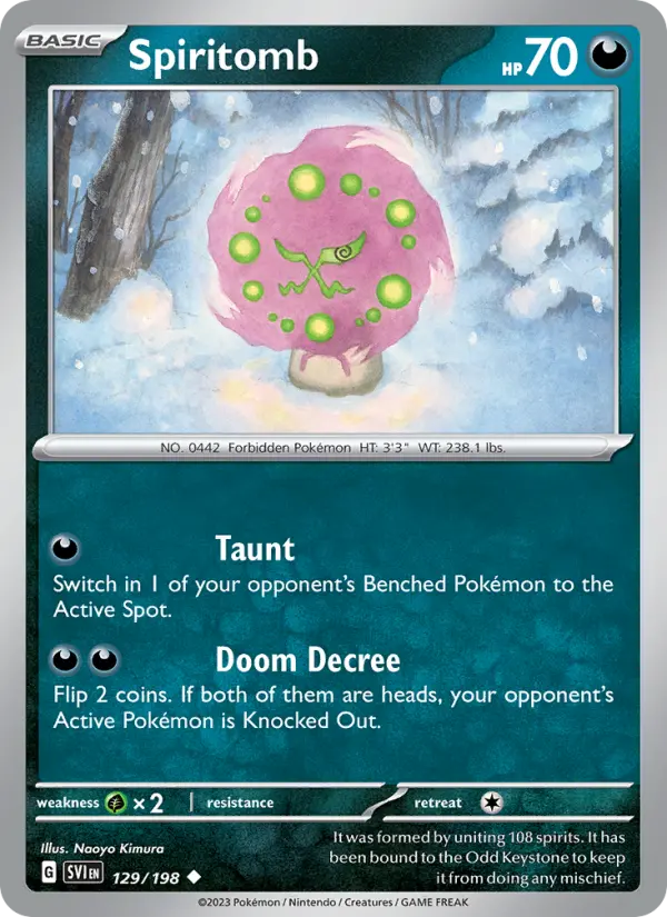 Spiritomb #129 — Scarlet & Violet