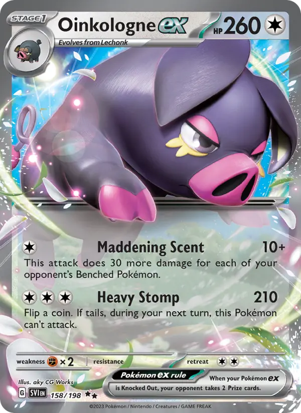 Oinkologne ex #158 — Scarlet & Violet