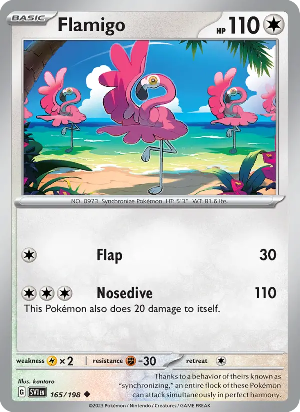 Flamigo #165 — Scarlet & Violet