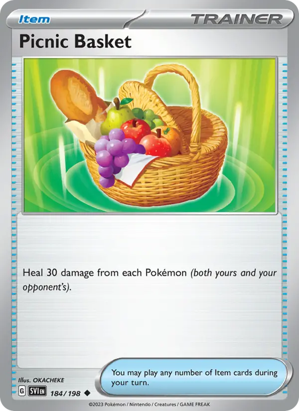 Picnic Basket #184 — Scarlet & Violet
