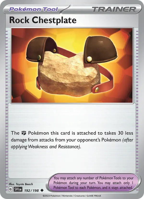 Rock Chestplate #192 — Scarlet & Violet