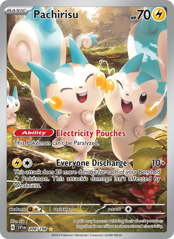 Pachirisu #208 — Scarlet & Violet