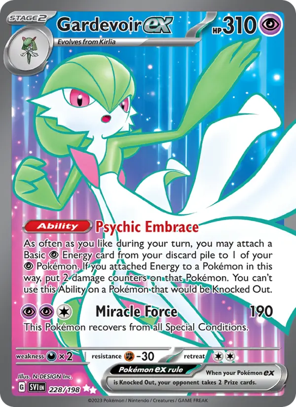 Gardevoir ex #228 — Scarlet & Violet