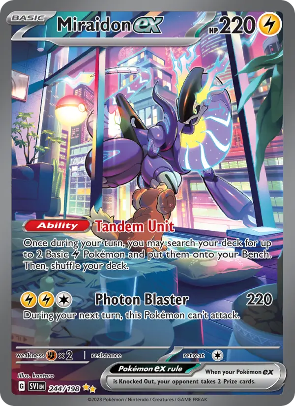 Miraidon ex #244 — Scarlet & Violet