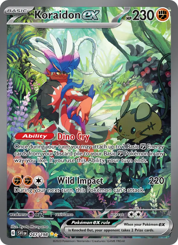 Koraidon ex #247 — Scarlet & Violet