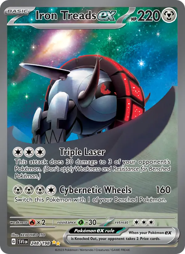 Iron Treads ex #248 — Scarlet & Violet
