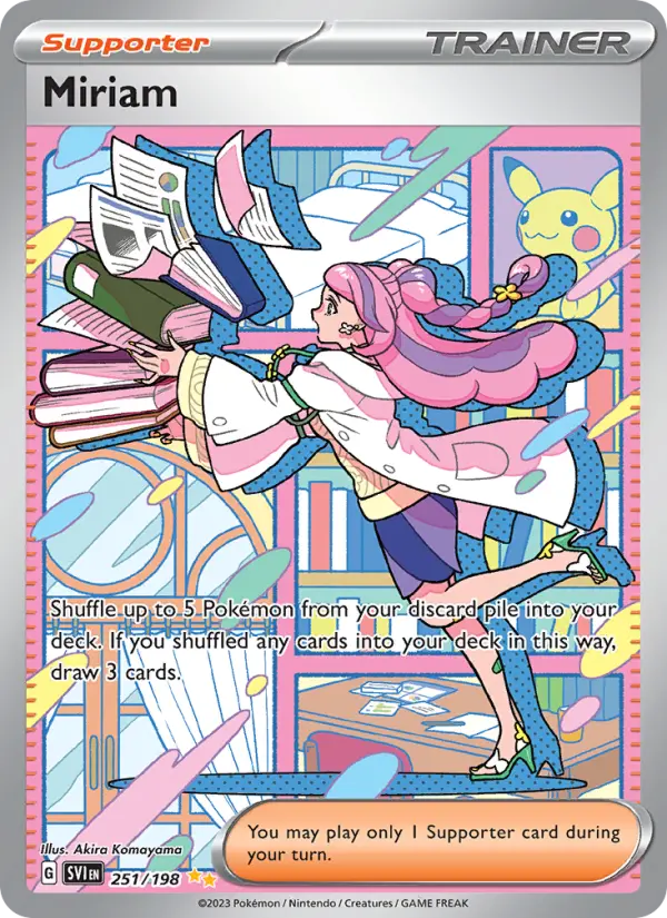Miriam #251 — Scarlet & Violet